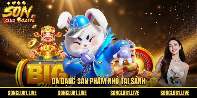 Đa dạng sản phẩm nhỏ tại sảnh