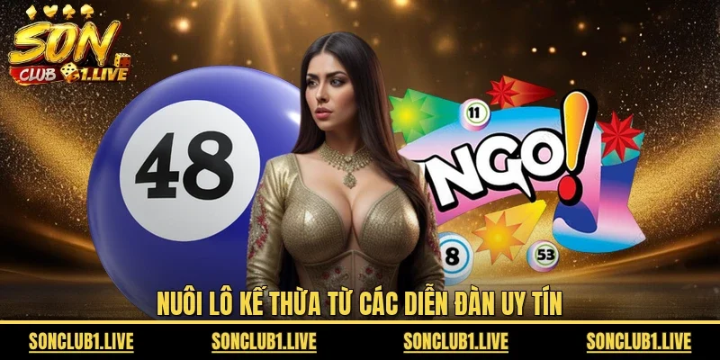 Nuôi lô kế thừa từ các diễn đàn uy tín
